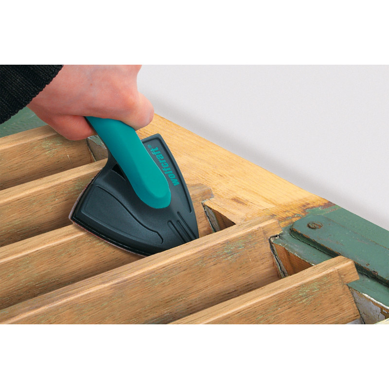 Set de patins abrasifs pour ponceuse d'angle 5 pièces WOLFCRAFT Set de patins abrasifs pour ponceuse d'angle 5 pièces WOLFCRAFT