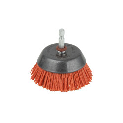 Brosse soucoupe gros grains Ø 65mm – Nettoyage puissant | WOLFCRAFT