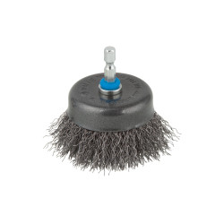 Brosse soucoupe acier ondulé – Nettoyage efficace | WOLFCRAFT