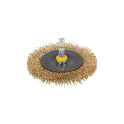 Brosse Laiton Perceuse 75mm – Nettoyage Efficace | WOLFCRAFT