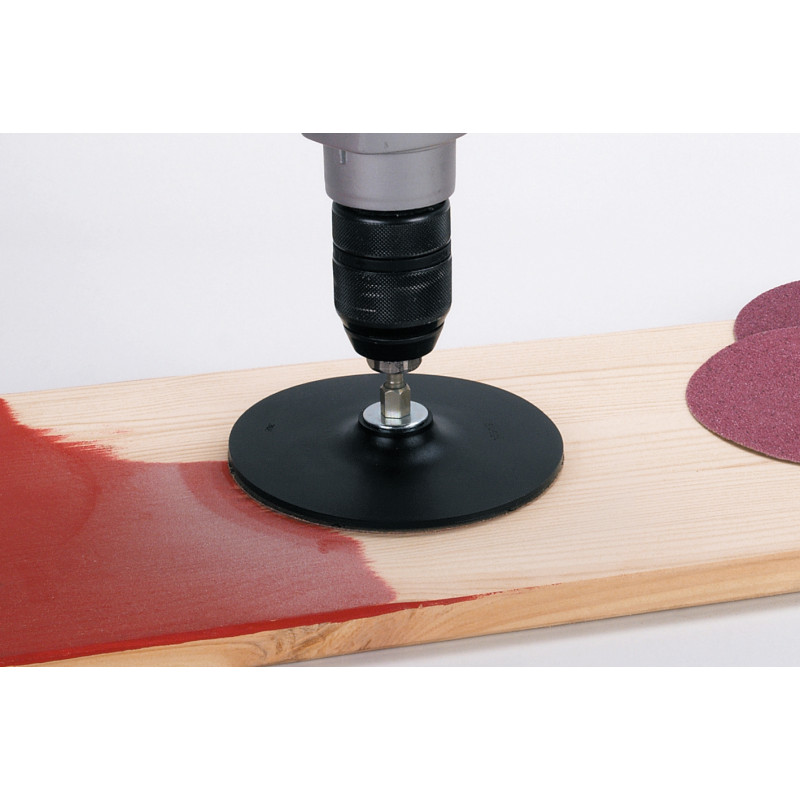 Plateau de ponçage caoutchouc Ø125mm – Idéal ponçage | WOLFCRAFT

