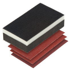 Set de ponçage à main 4 pièces WOLFCRAFT – Idéal pour tous travaux | WOLFCRAFT