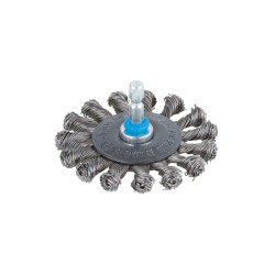 Brosse circulaire acier torsadé – Nettoyage puissant | WOLFCRAFT