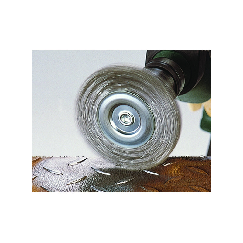 Brosse circulaire acier torsadé – Nettoyage puissant | WOLFCRAFT

