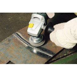 Brosse soucoupe avec fil d'acier WOLFCRAFT