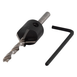 Forêt d'amorçage avec fraisoir WOLFCRAFT Forêt d'amorçage avec fraisoir WOLFCRAFT