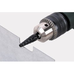 Râpe conique tôle Ø 5-12mm – Profilage précis | WOLFCRAFT

