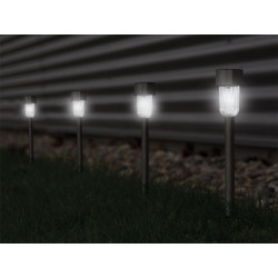 Lampe Solaire Extérieure – Lot de 8, Éclairage Jardin | PEREL Lampe Solaire Extérieure – Lot de 8, Éclairage Jardin | PEREL