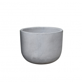 Pot de fleurs gris Cement Ø 29 x 22 cm