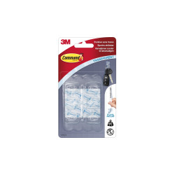 Mini crochets transparents 3M Command – Adhérence forte | 3M