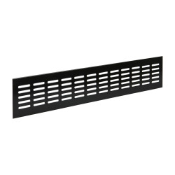 Grille d'aération noire 500x80mm RENSON – Ventilation | RENSON