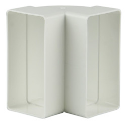 Raccord en PVC vertical blanc 113 x 90 x 90 mm RENSON