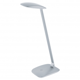 Lampe de bureau grise Cajero LED 4,5 W dimmable EGLO