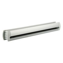 Grille d'aération Silendo en aluminium pour porte 425 x 76 mm RENSON