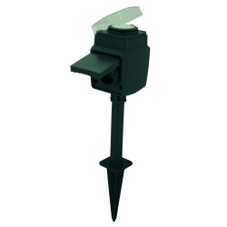 Piquet jardin avec duoprise et minuterie – Éclairage facile | PROFILE