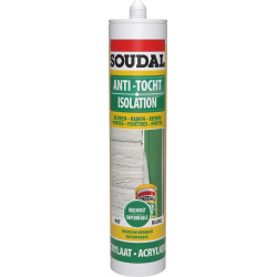 Mastic d'isolation 300 ml SOUDAL – Étanchéité parfaite | SOUDAL