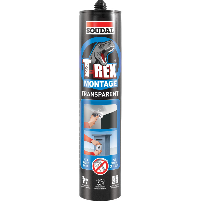 Colle transparente T-Rex 300 ml SOUDAL