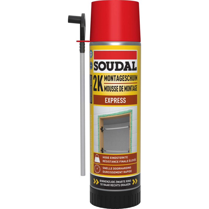 Mousse PU pour le montage 400 ml SOUDAL