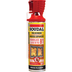 Mousse PU résistante au feu 500 ml SOUDAL