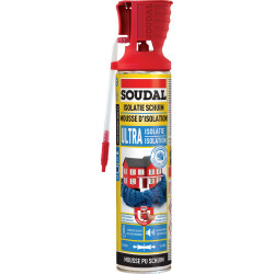 Mousse expansive Soudal jaune rendement supérieur 500ml