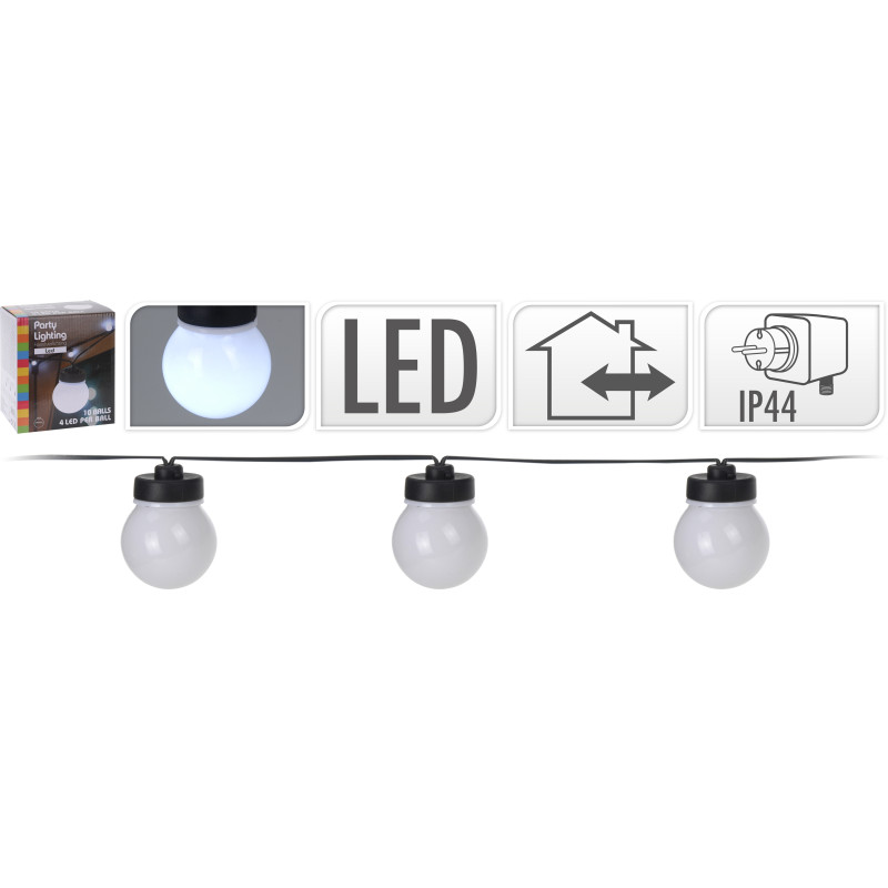 Guirlande d'ampoules extérieure 40 LED – Éclairage Festif