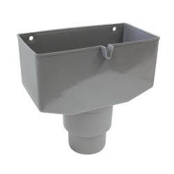 Collecteur d'eau de pluie anthracite Ø 80-100mm – Récupérez l'eau | SCALA