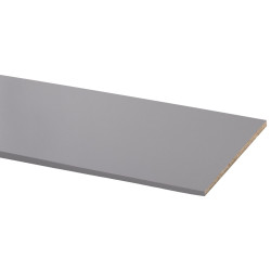 Panneau mélaminé Aluminium CANDO – Bords droits | CANDO