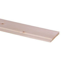 Lambris en bois de sapin 210 cm – Pack de 10 pièces | CANDO Lambris en bois de sapin 210 cm – Pack de 10 pièces | CANDO