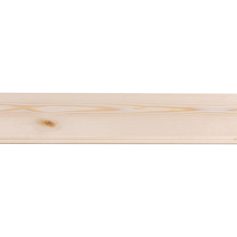 Lambris en bois de sapin blanc 270 x 8,8 x 0,75 cm 5 pièces CANDO