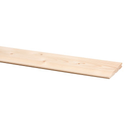 Lambris en bois de sapin Rabat 360 x 13,5 x 1,7 cm 5 pièces CANDO