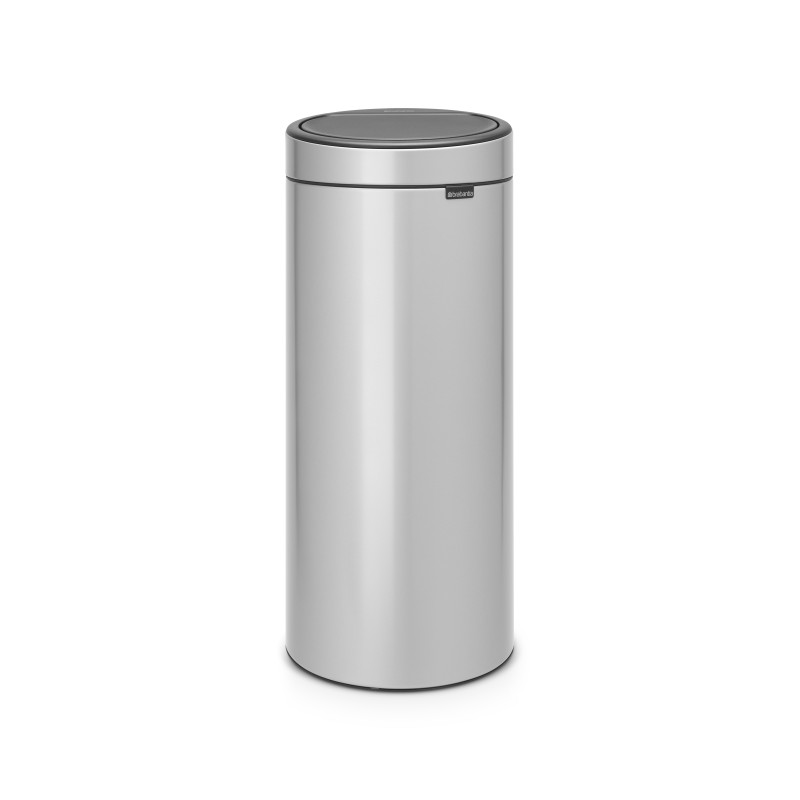 Poubelle Touch Bin 30 L acier mat BRABANTIA