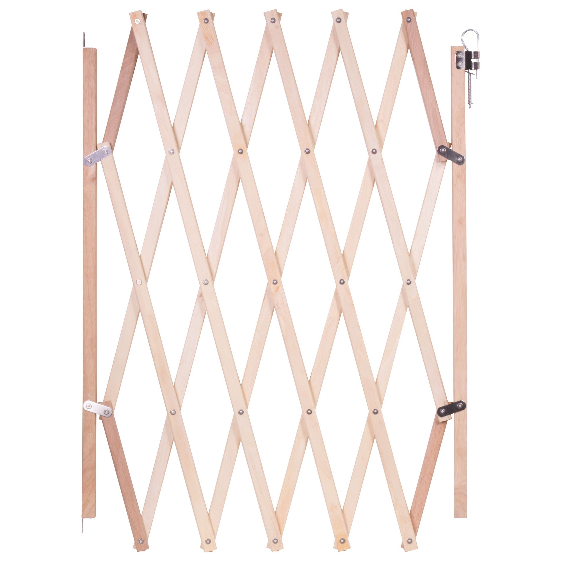 Barrière extensible en bois 60 à 108 cm