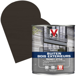 Lasure pour bois extérieur Trendy Style chêne graphite 0,75 L V33