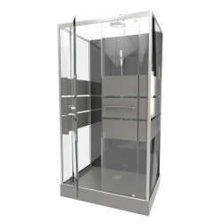 Cabine de douche Study 110 AURLANE 110x80cm | AURLANE