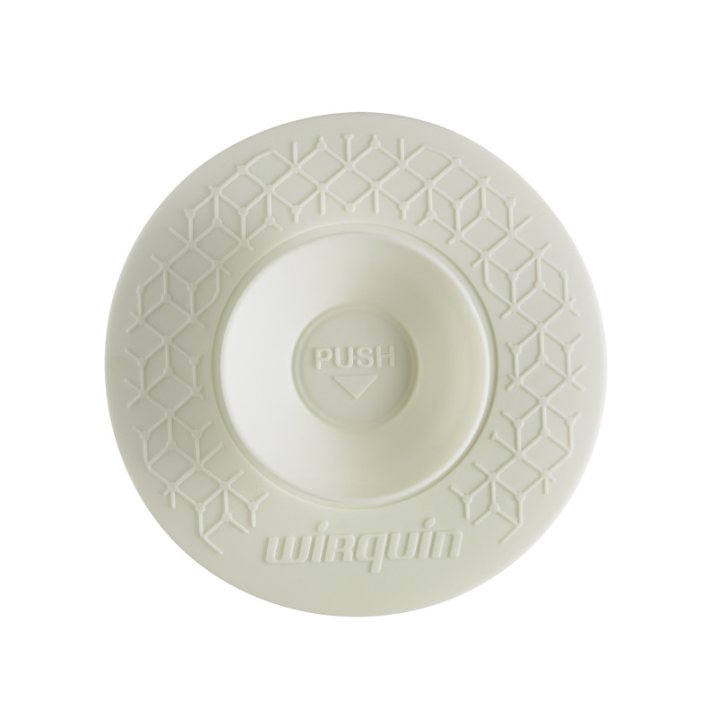 Bouchon universel Uppy 2 en 1 Ø 110 mm blanc WIRQUIN