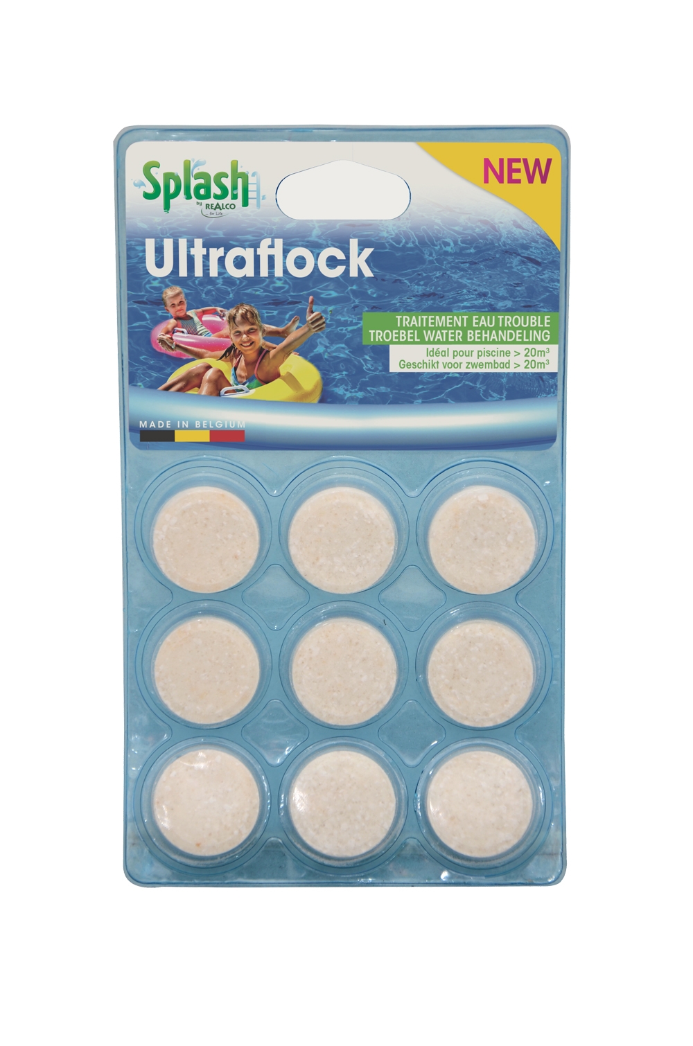 Tablette pour piscine Ultraflock 9 pièces SPLASH