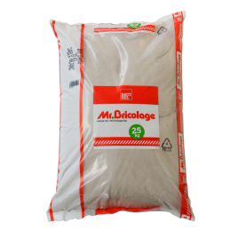 Palette 40 sacs Sable blanc Mr.Bricolage 0 à 1 mm 25 kg (livraison à domicile)