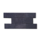 Palette 560 Pavés noirs en béton 22 x 11 x 5 cm (livraison à domicile)