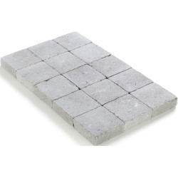 Palette 525 Pavés gris tambourinés 15 x 15 x 5 cm COBO GARDEN (livraison à domicile)