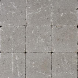 Palette 630 Pavés gris tambourinés Cylindre 15 x 15 x 4 cm (livraison à domicile)