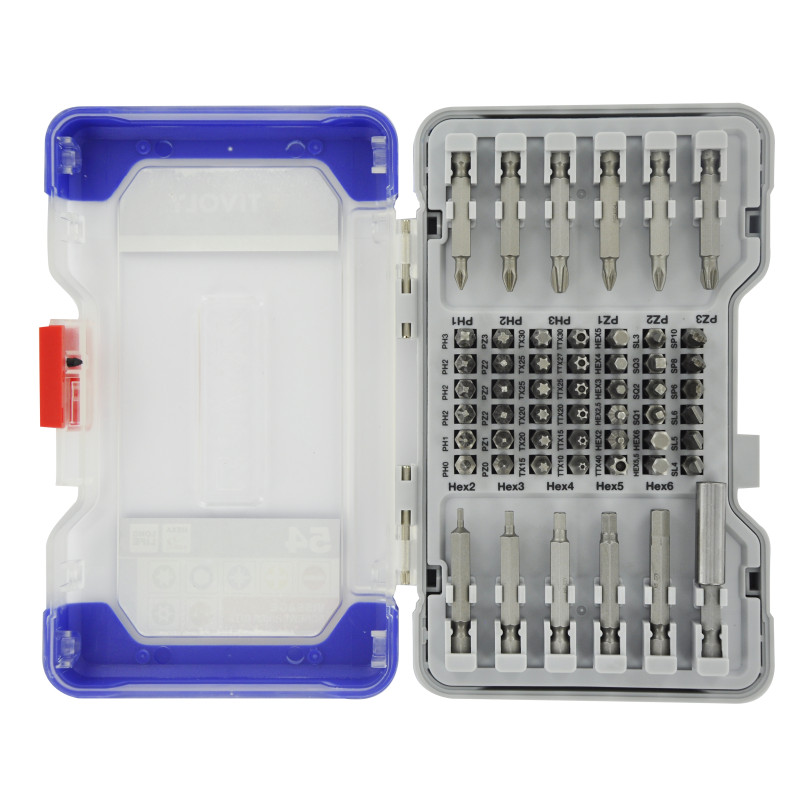 Mallette d'embouts de vissage 53 pièces – Kit complet | TIVOLY Mallette d'embouts de vissage 53 pièces – Kit complet | TIVOLY