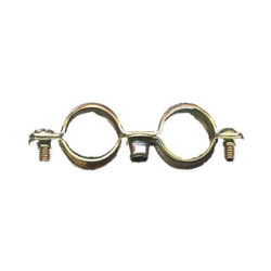 Colliers doubles bichromatés 22mm – Lot de 5 | SANINSTAL
