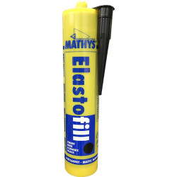 Mastic Elastofill acrylique et recouvrable noir 0,31 L