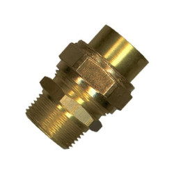 Raccord droit M 1/2 x 15 mm SANINSTAL – Connexion Fiable | SANINSTAL