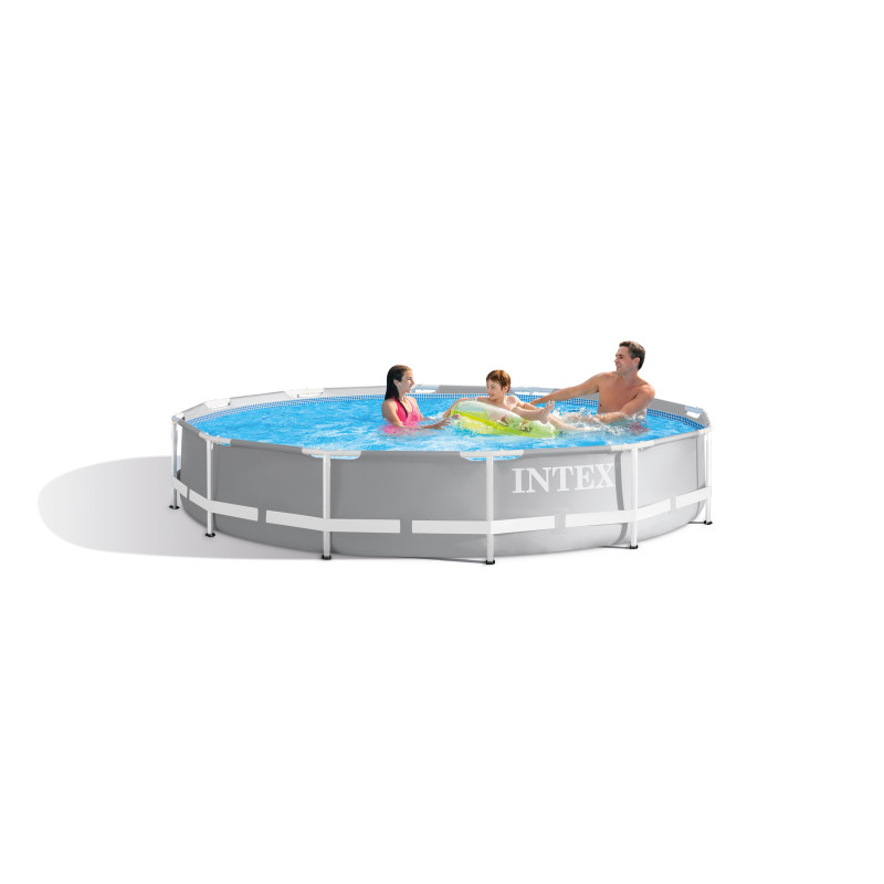 Piscine Frame tubulaire avec épurateur à cartouche Ø 366 x 76 cm INTEX Piscine Frame tubulaire avec épurateur à cartouche Ø 366 x 76 cm INTEX