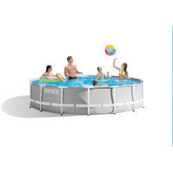 Piscine Ultra Frame tubulaire avec épurateur à cartouche Ø 427 x 107 cm INTEX Piscine Ultra Frame tubulaire avec épurateur à cartouche Ø 427 x 107 cm INTEX