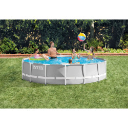 Piscine Ultra Frame tubulaire avec épurateur à cartouche Ø 427 x 107 cm INTEX Piscine Ultra Frame tubulaire avec épurateur à cartouche Ø 427 x 107 cm INTEX