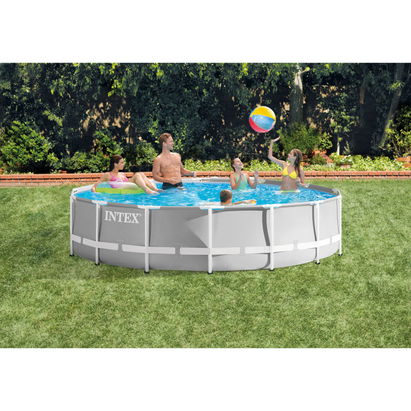 Piscine Ultra Frame tubulaire avec épurateur à cartouche Ø 427 x 107 cm INTEX Piscine Ultra Frame tubulaire avec épurateur à cartouche Ø 427 x 107 cm INTEX
