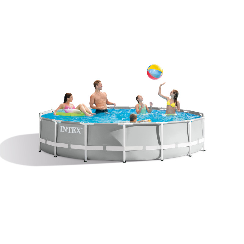 Piscine Frame tubulaire avec épurateur à cartouche Ø 457 x 107 cm INTEX Piscine Frame tubulaire avec épurateur à cartouche Ø 457 x 107 cm INTEX