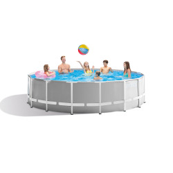 Piscine Frame tubulaire avec épurateur à cartouche Ø 457 x 122 cm INTEX Piscine Frame tubulaire avec épurateur à cartouche Ø 457 x 122 cm INTEX